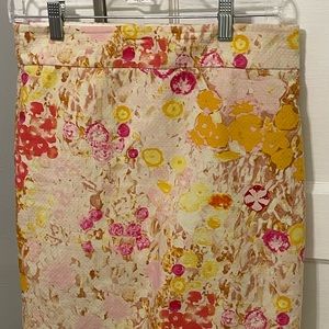 J Crew Size 4 Multicolored Skirt